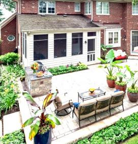 Американский ландшафтный дизайн - модель 4