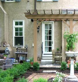 Американский ландшафтный дизайн - модель 2