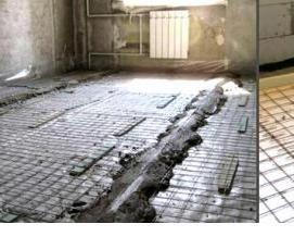 Армированная стяжка пола - тип 2