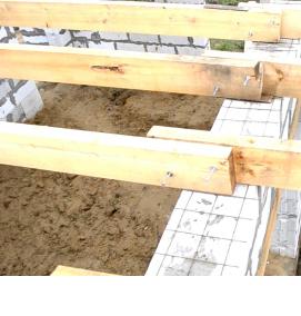 Армированные деревянные балки - модель 1