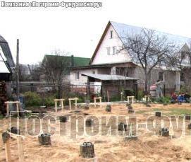 Армированные сваи - модель 1