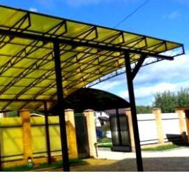 Арочная профильная труба - модель 1