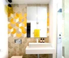 Асимметричное зеркало в ванную - тип 3