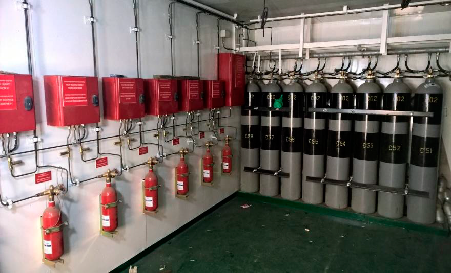 Аварийная система пожаротушения - тип 1