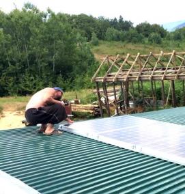 Автономная электростанция для дома на солнечных батареях - тип 2