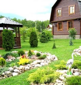 Авторский ландшафтный дизайн - модель 1