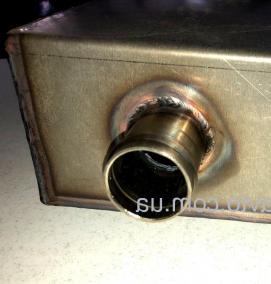 Бачок из нержавейки - модель 4