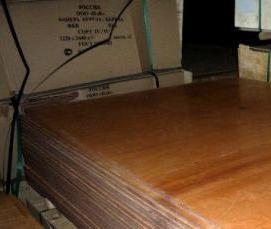 Бакелитовая фанера фбс - тип 1