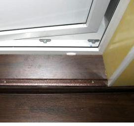 Балконная дверь без порога - вариант 2