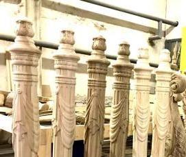 Балясины из дуба - вариант 4