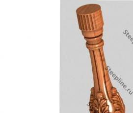 Балясины из дуба - вариант 3