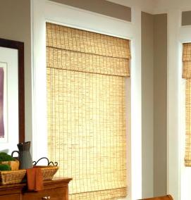 Бамбуковые жалюзи на окна - вариант 4