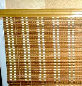 Бамбуковые жалюзи на окна - вариант 3