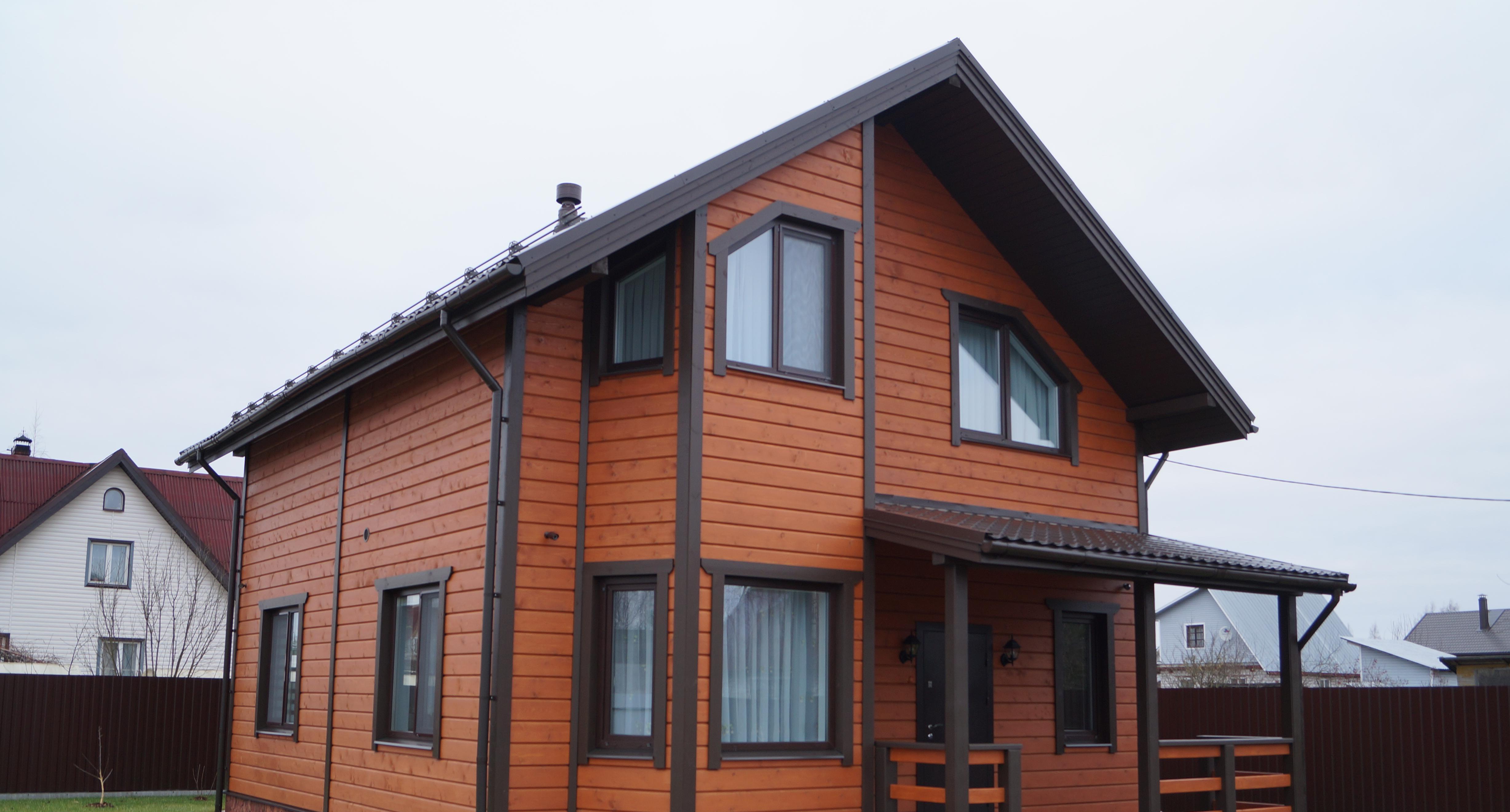 Базальтовый утеплитель для стен каркасного дома - модель 4