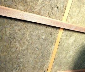 Базальтовый утеплители для стен дома - тип 1