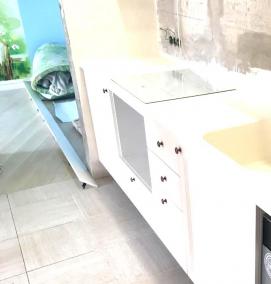 Белая столешница - вариант 1