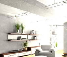 Бело-голубой ламинат - модель 4