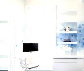 Бело-голубой ламинат - модель 3