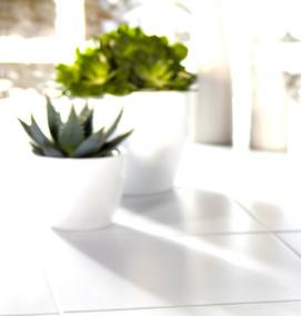 Белый глянцевый керамогранит - вариант 3