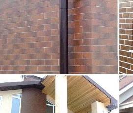 Белый кирпич с серой затиркой - вариант 1