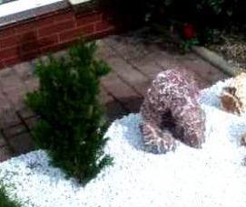 Белый мраморный щебень - тип 2