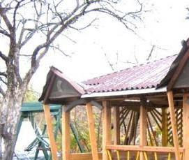 Беседка дачная маленькая - модель 3