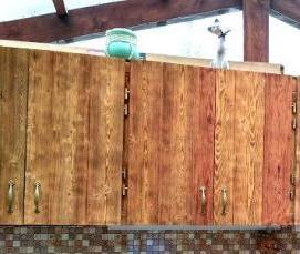 Беседка для дачи с летней кухней - вариант 3