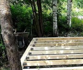 Беседка из бруса - вариант 2