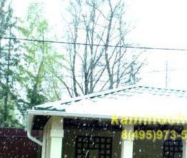 Беседка из дерева с барбекю - тип 4