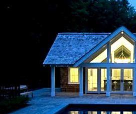 Беседка из крупного бруса - модель 3