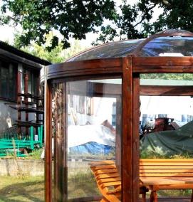 Беседка из поликарбоната - тип 4