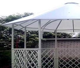 Беседка из труб - тип 3