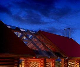 Беседка с бассейном и барбекю - вариант 3