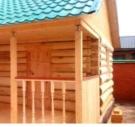 Беседка с хозблоком под одной крышей - тип 1