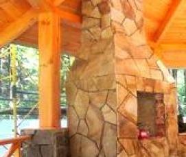 Беседка с мангалом внутри - тип 3