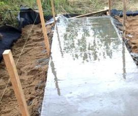 Беседка с односкатной крышей с мангалом - тип 3