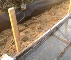 Беседка с односкатной крышей с мангалом - тип 2