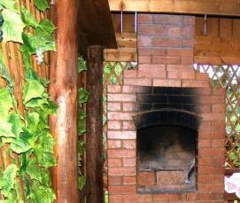 Беседка с зоной для мангала - вариант 2