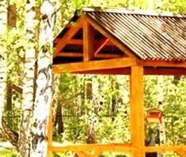 Беседка восьмигранная с мангалом - вариант 3