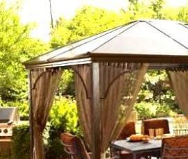 Беседки дачные из поликарбоната - вариант 2