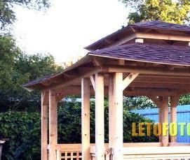 Беседки для дачи эконом - модель 1