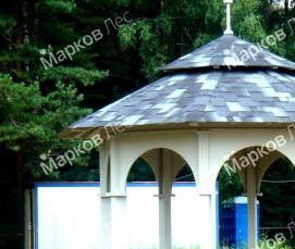 Беседки для дачи премиум класса - вариант 1