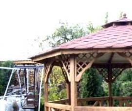 Беседки для дачи восьмигранные - тип 3