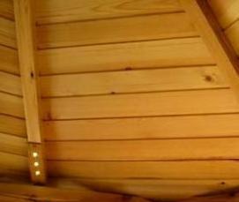 Беседки фонарик для дачи - вариант 1