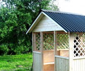 Беседки грибок для дачи - тип 2