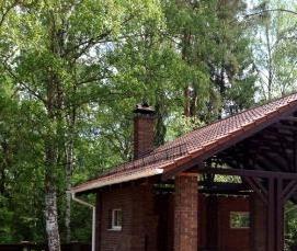 Беседки из бруса с барбекю - модель 4