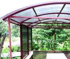 Беседки из металла профиля - тип 1