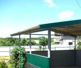 Беседки из металла профиля - тип 4