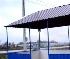 Беседки из металла профиля - тип 2