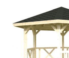 Беседки из металла шестиугольные - тип 4